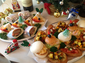 クリスマス向けパーティープレート